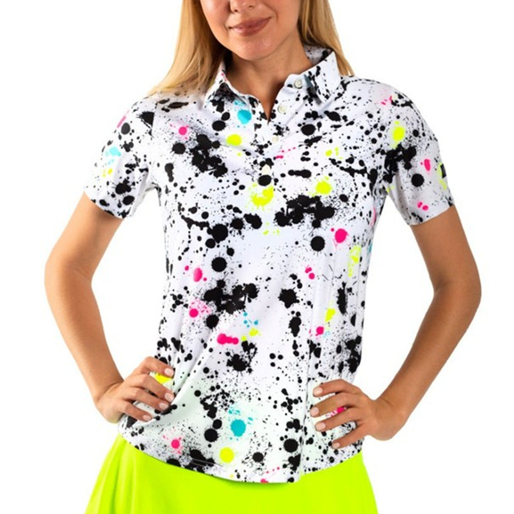 Personality Women's Swagger Golf Polo Shirt Dry