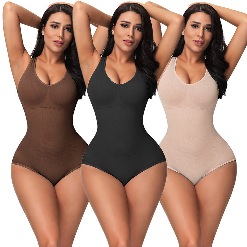 Plus Size Stretch Body Shaper Pants High Waist Lightweight Abdominal