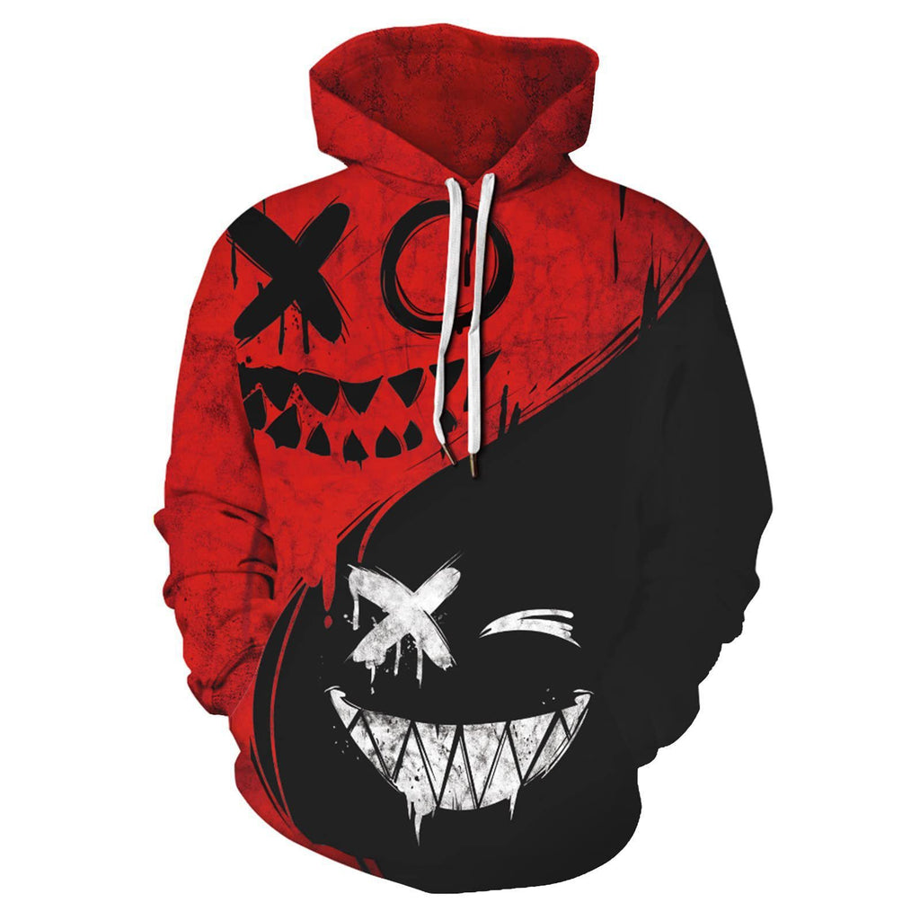 Men's Casual All-match 3D Digital Printed Hoodie